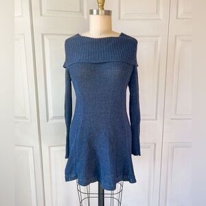 Anthropologie x Angel of the North Rosie Cowl Neck Tunic Sweater Dress Size L
